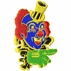 Joker Clowns Embroidery Design 4 Joker Clowns Embroidery Design 4